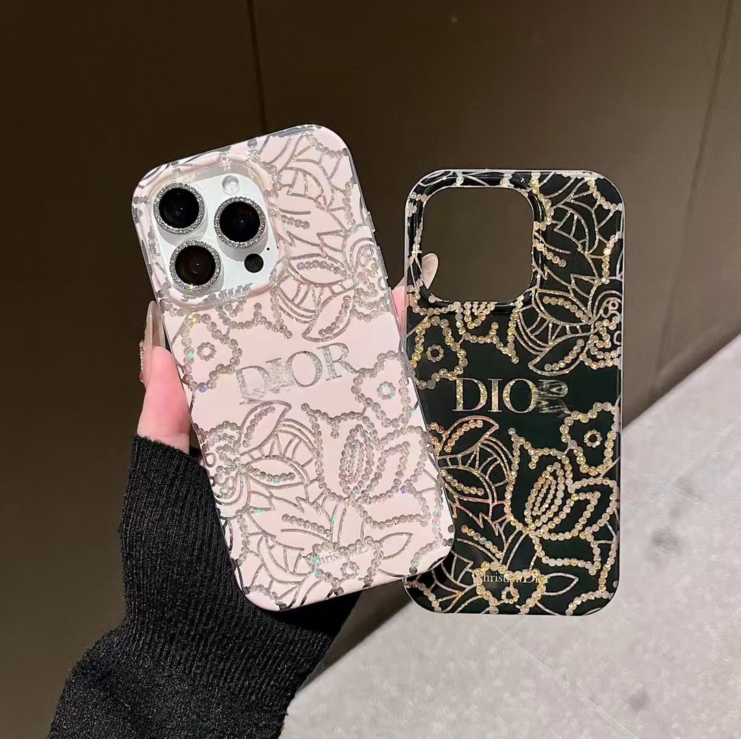 爆闪奢华时尚英伦风IMD全包苹果手机壳 适用iPhone13/13pro-16pm