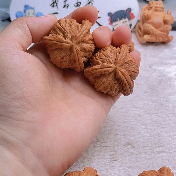 文玩核桃把件火****拜三棱