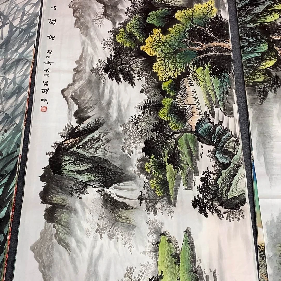 国画画画真的画画画