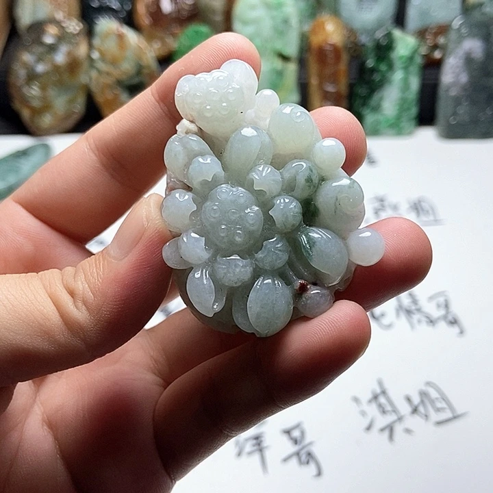 颈饰未镶嵌翡翠翡翠a货