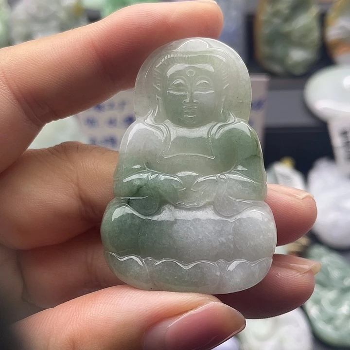 翡翠未镶嵌颈饰天然翡翠