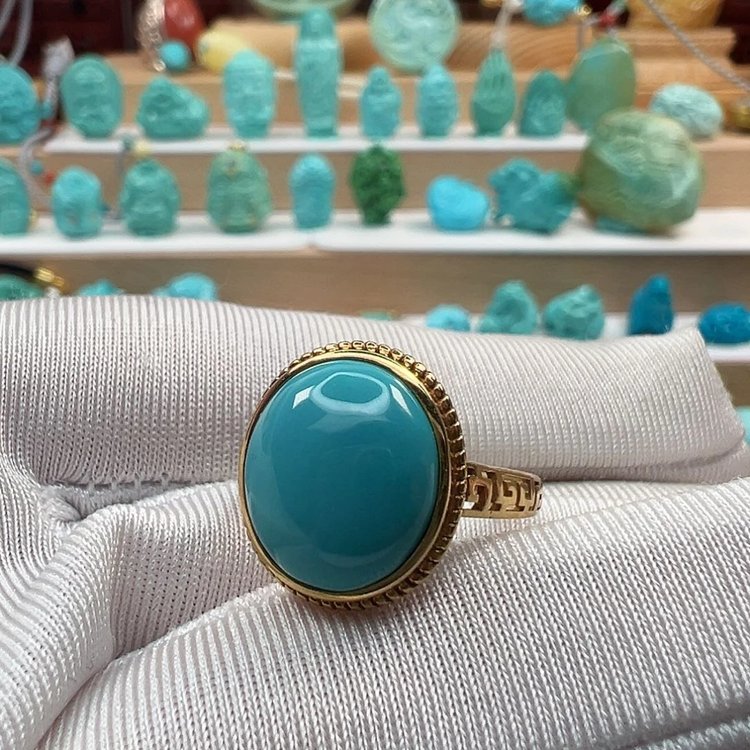 绿松石未镶嵌吊坠(不含链)