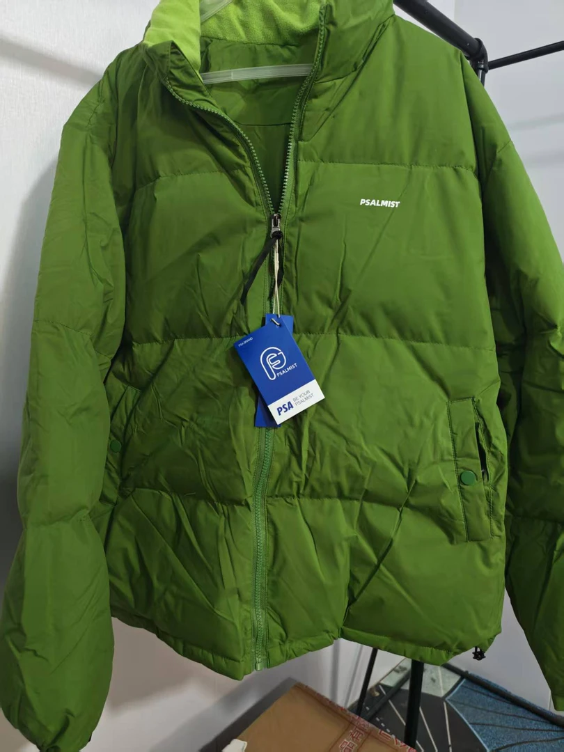 12加厚加绒加厚款冬季棉服女款常规款绿色宽松型外套