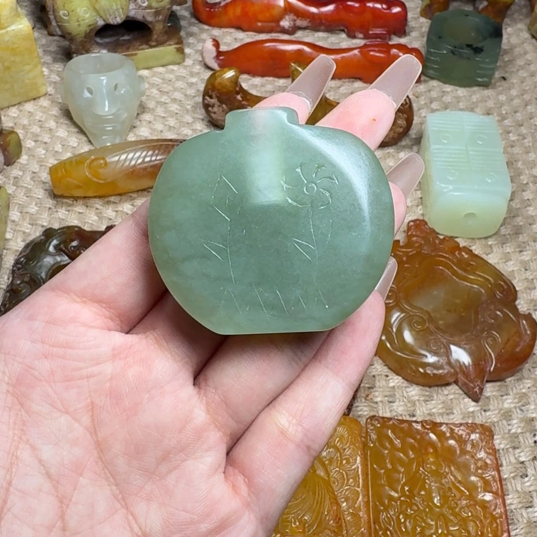 白玉菩提吊坠挂件