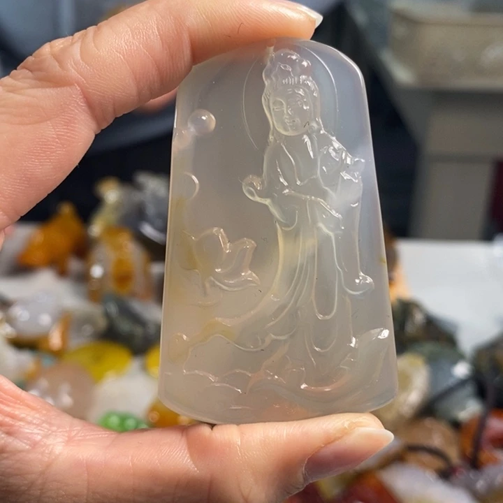 玛瑙/玉髓吊坠(不含链)未镶嵌