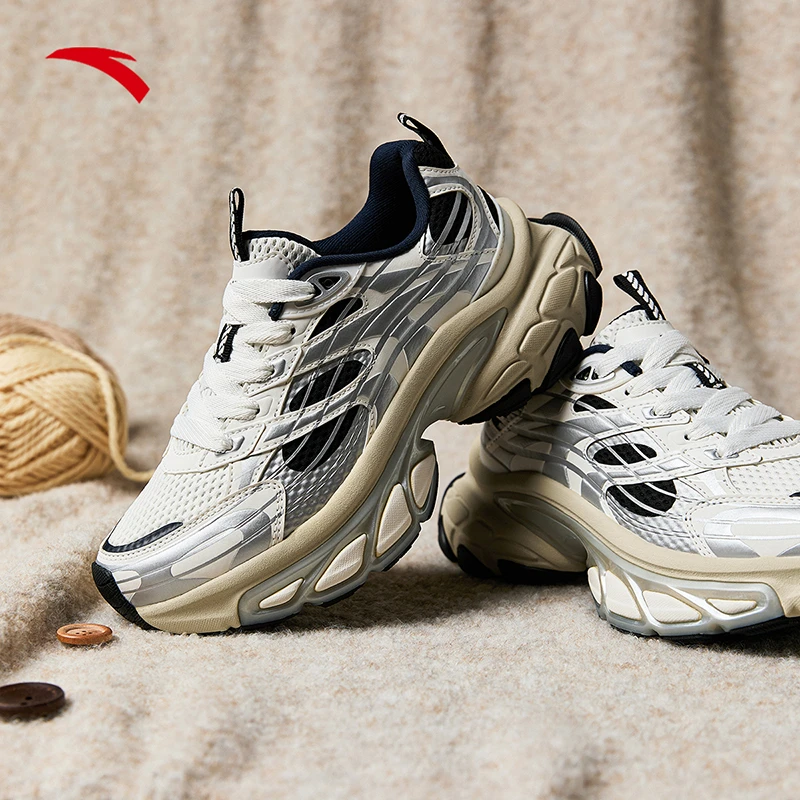 安踏扶摇丨休闲鞋2025秋季新款厚底增高百搭老爹鞋情侣男鞋女鞋A