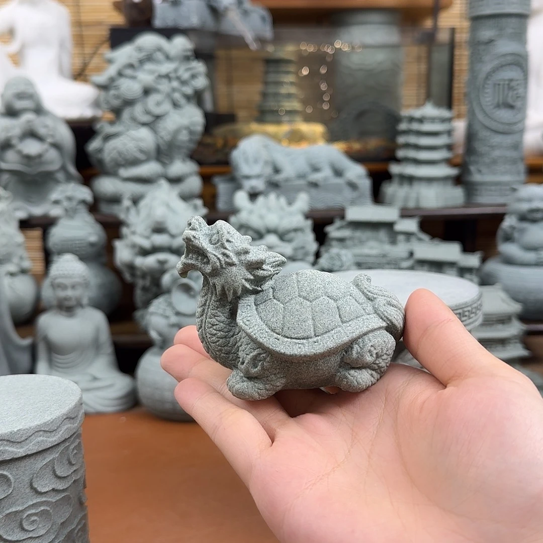 石头青砂石小龙龟