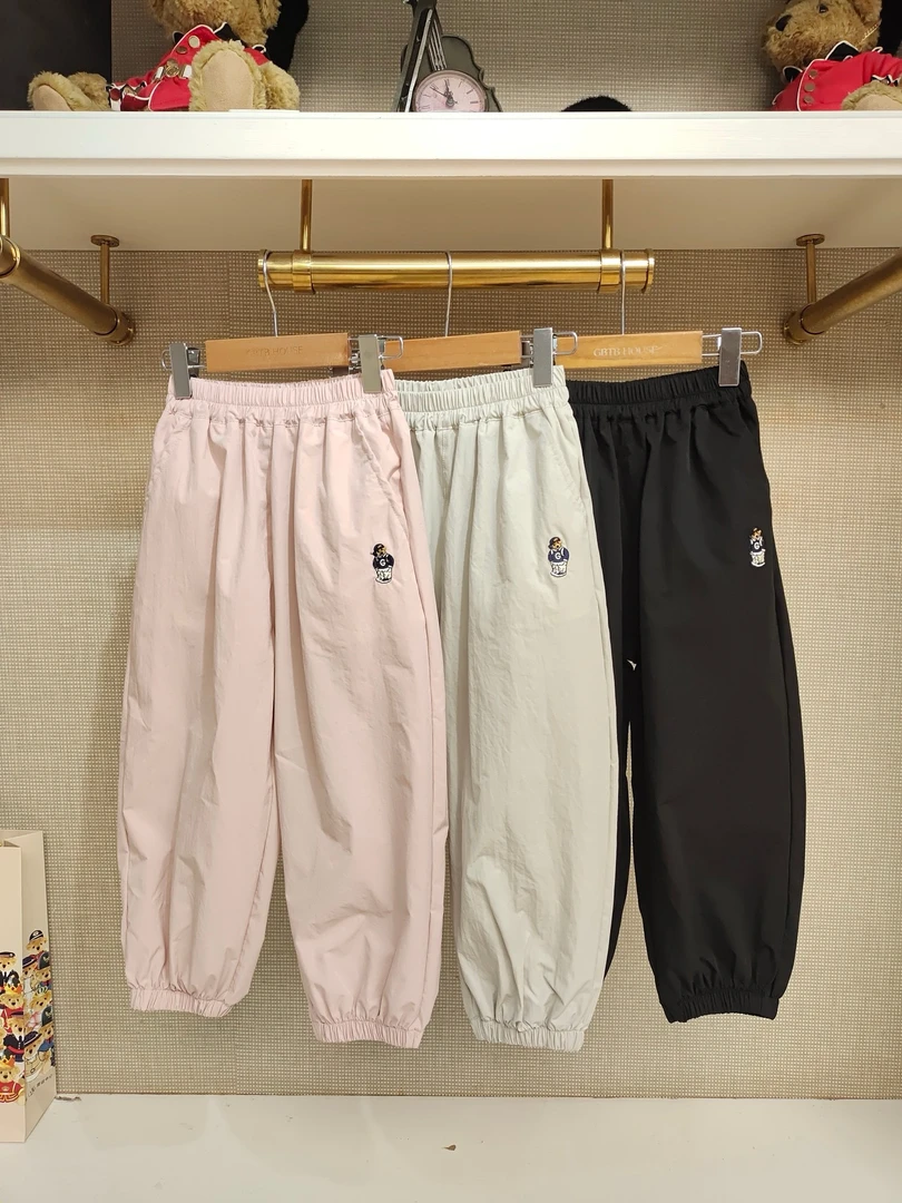 (G5MP24）D区D02男女童夏季速干休闲裤