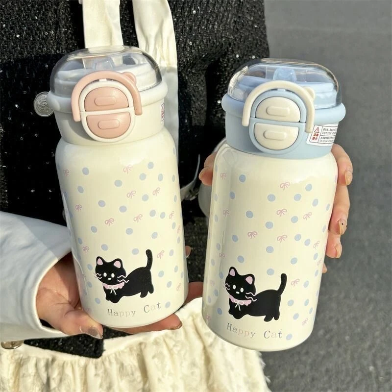 保温杯2025新款女高颜值ins大容量不锈钢杯学生专用水杯儿童杯GGG