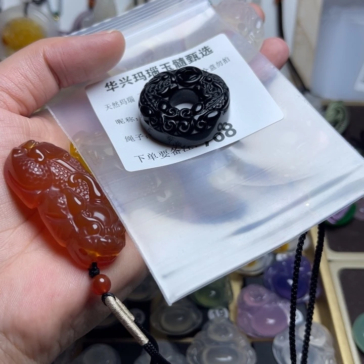 玛瑙/玉髓颈饰未镶嵌ᨦ***ദ