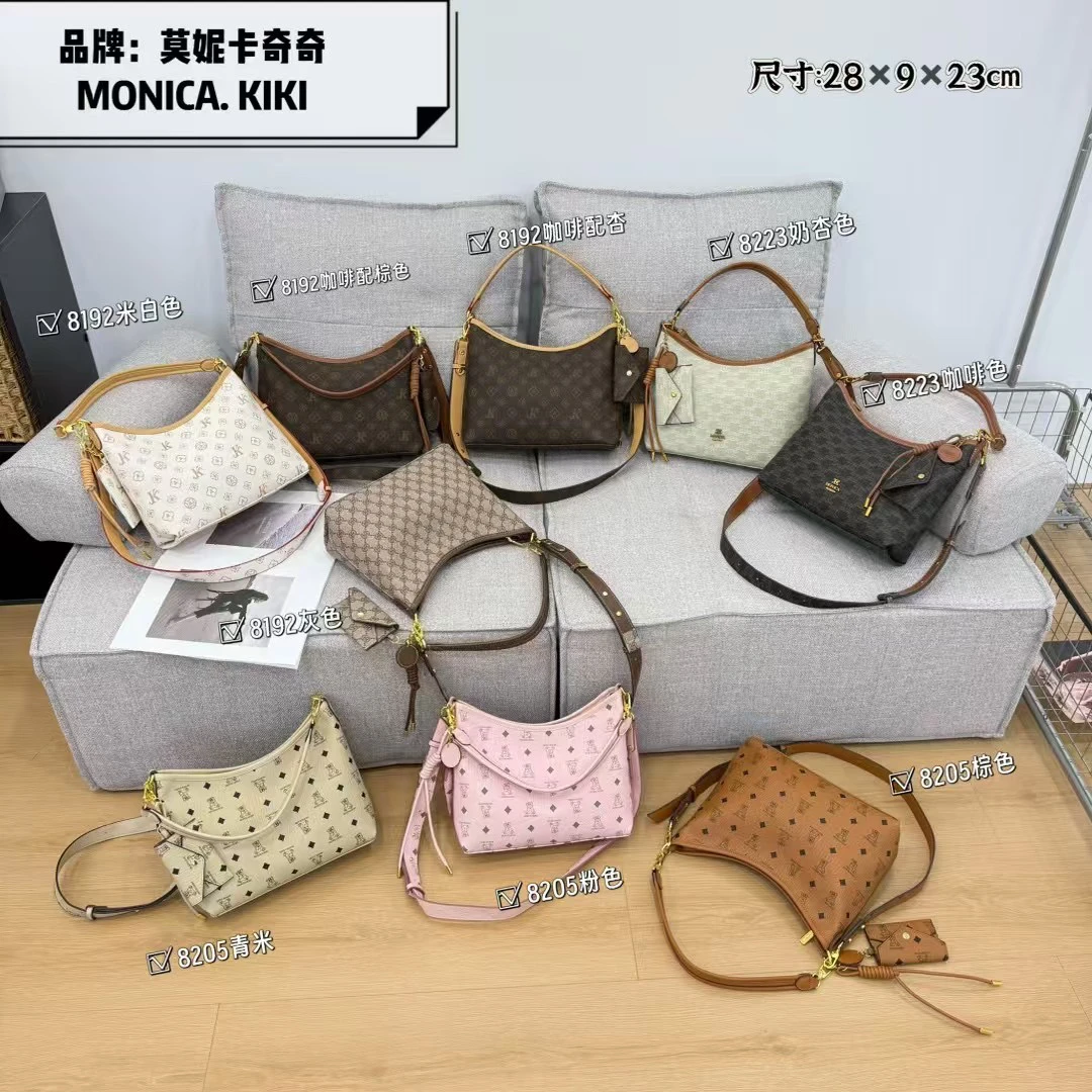 莫妮卡奇奇 新款新品高定单肩斜挎复古流浪包