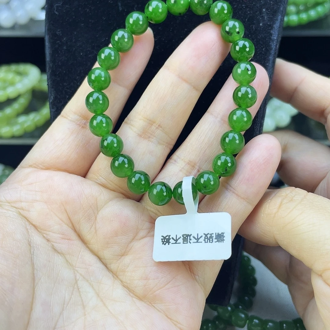 和田玉（碧玉）未镶嵌手链