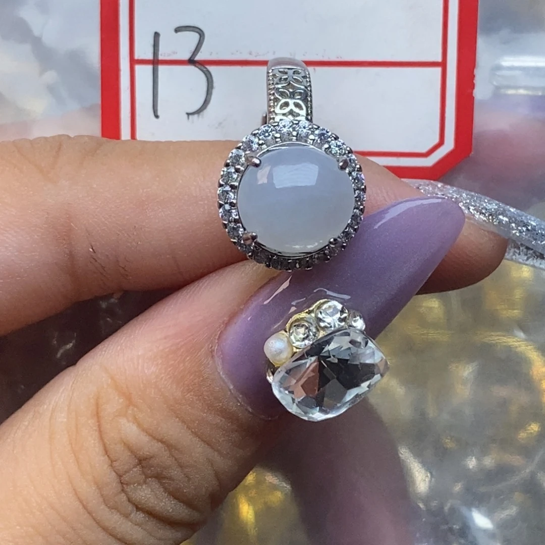 翡翠戒指合金翡翠首饰