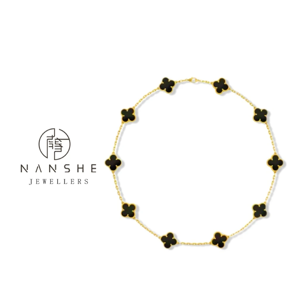 NANSHE/南奢 两色十花项链时尚百搭