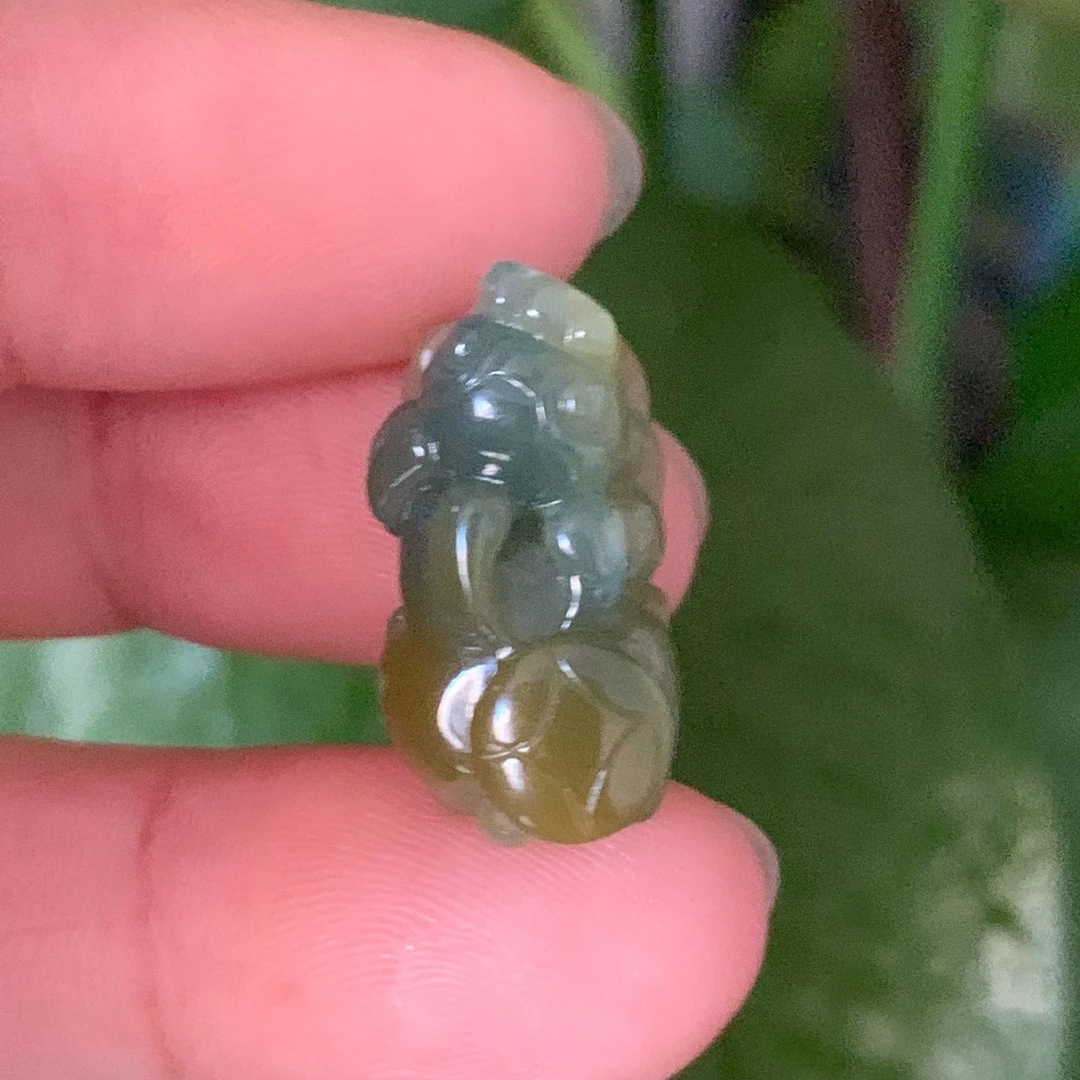 翡翠吊坠天然翡翠A货冰种俏色貔貅吊坠正品翡翠小貔貅吊坠礼物女