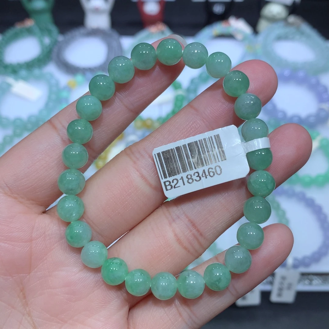 翡翠未镶嵌手串天然