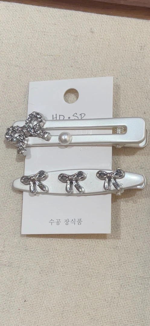 韩国蝴蝶结发夹（一对）