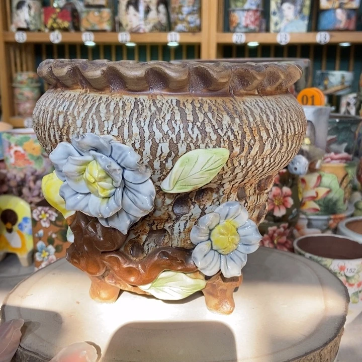 红陶景德镇艺术手绘作品