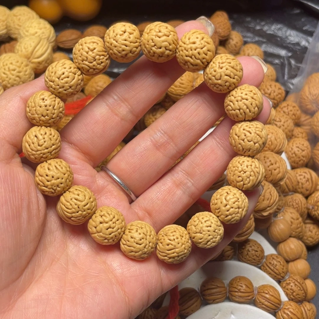 亿***哥桃木桃核手串15+金刚纹