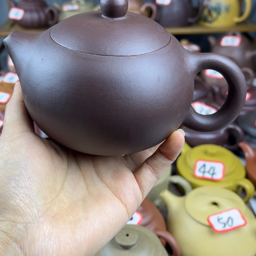 紫砂茶壶宜兴紫砂壶微瑕壶口嗑底跳沙
