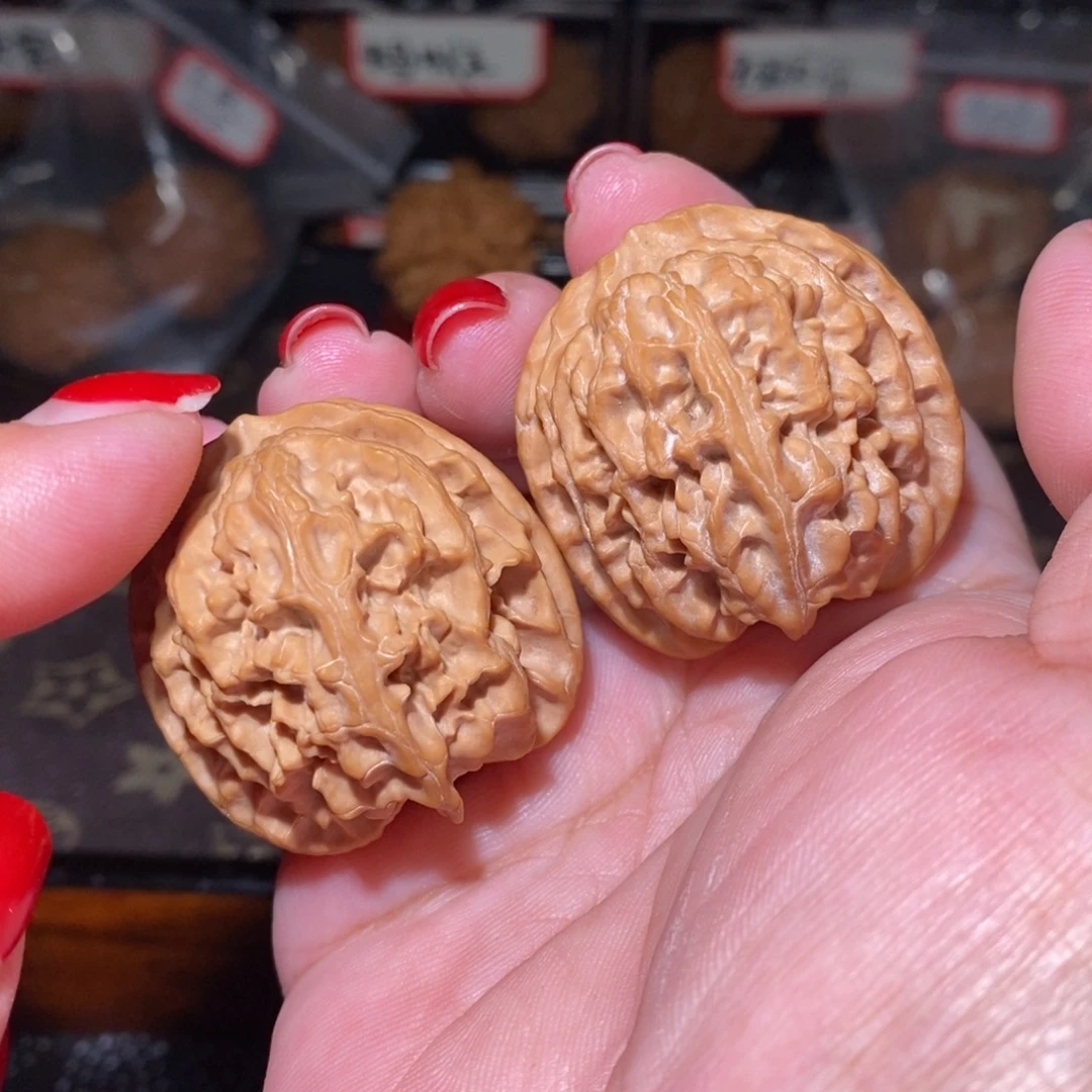 文玩核桃把件37原装苹果