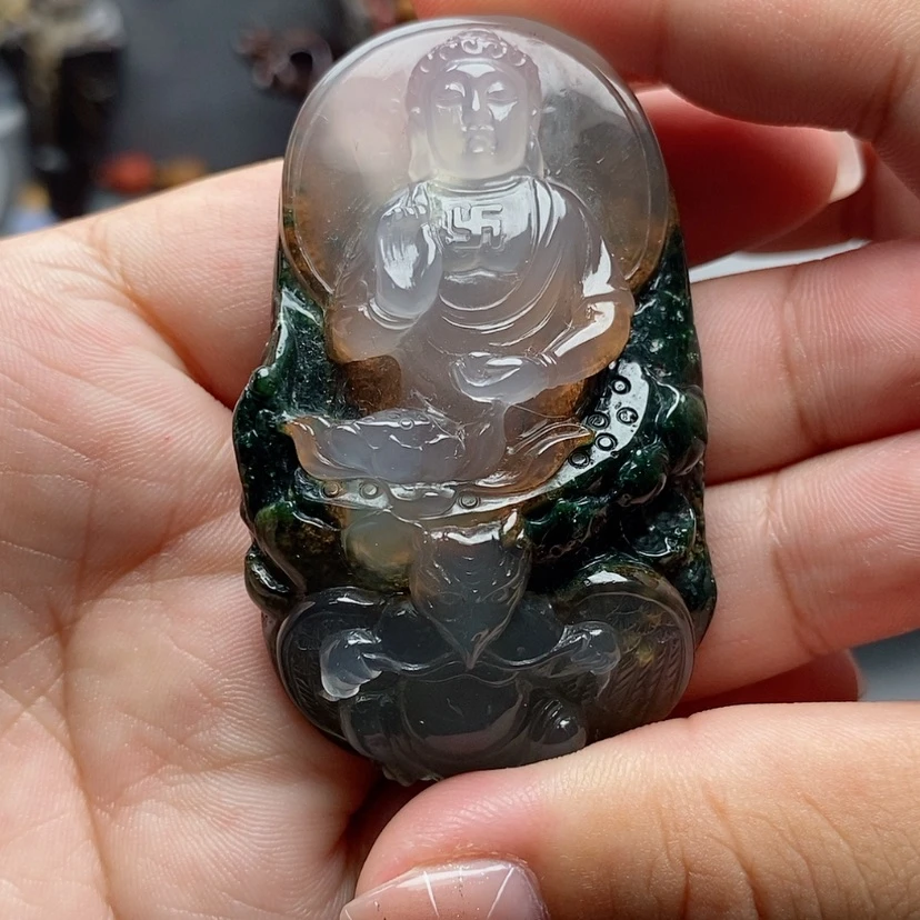 【闪购商品】未镶嵌吊坠定制玛瑙