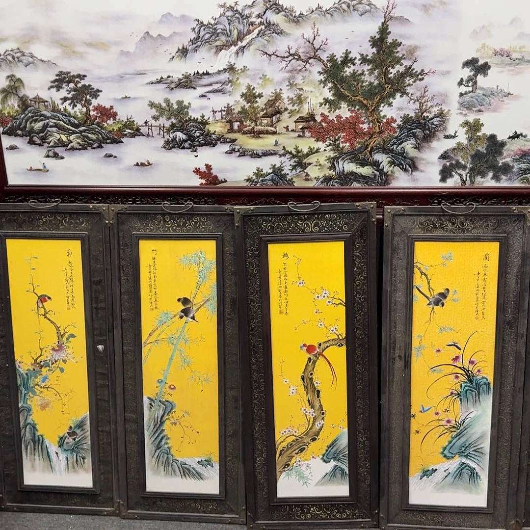 陶摆件瓷板画瓷板画