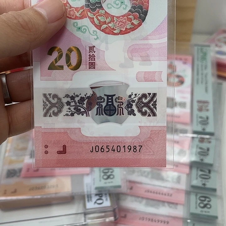 塑料蛇钞-1987——————