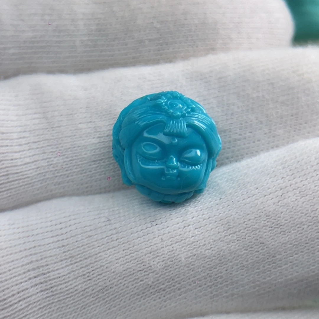 绿松石颈饰未镶嵌卡12.8