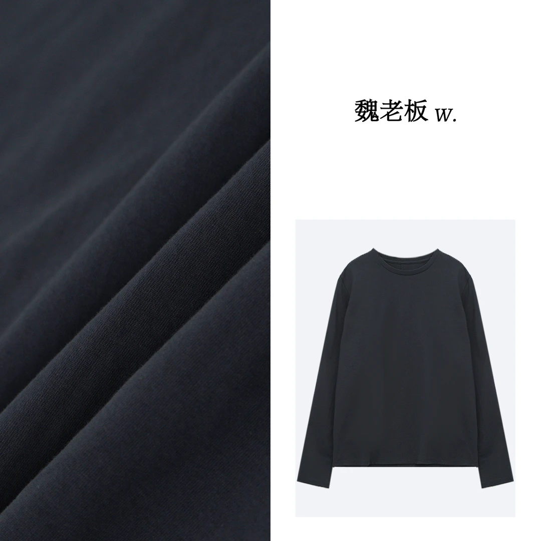 W.Diva【春野】春季简约时尚透气纯棉舒适休闲百搭圆领T恤51T291121