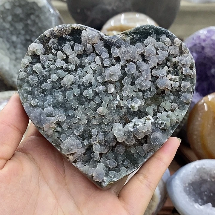 紫晶珠宝半成品未镶嵌