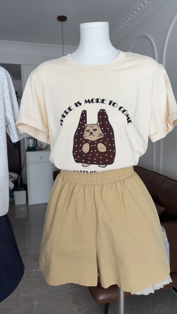 【小葡萄的衣柜】口袋猫咪T恤