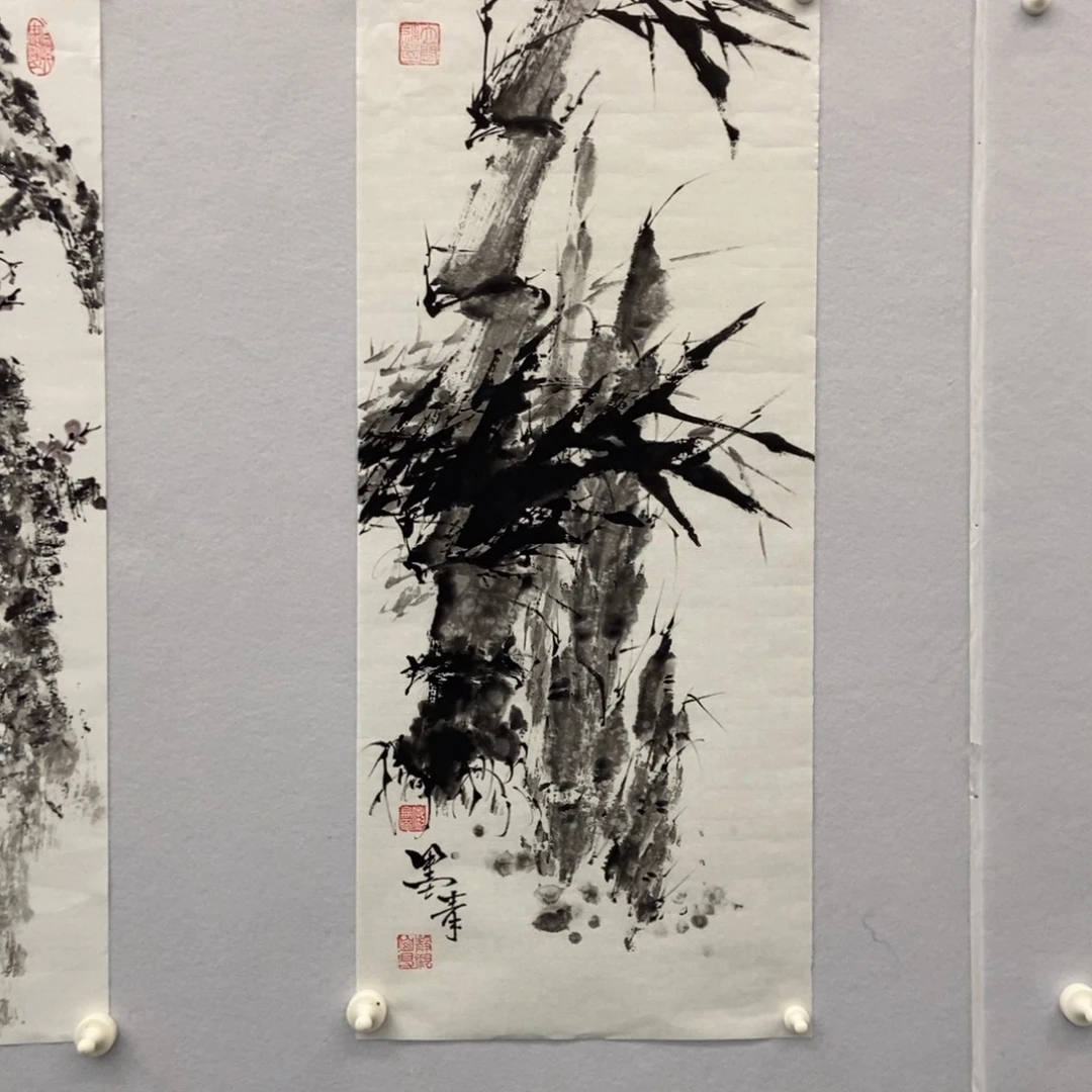 国画墨鱼精品墨鱼精品