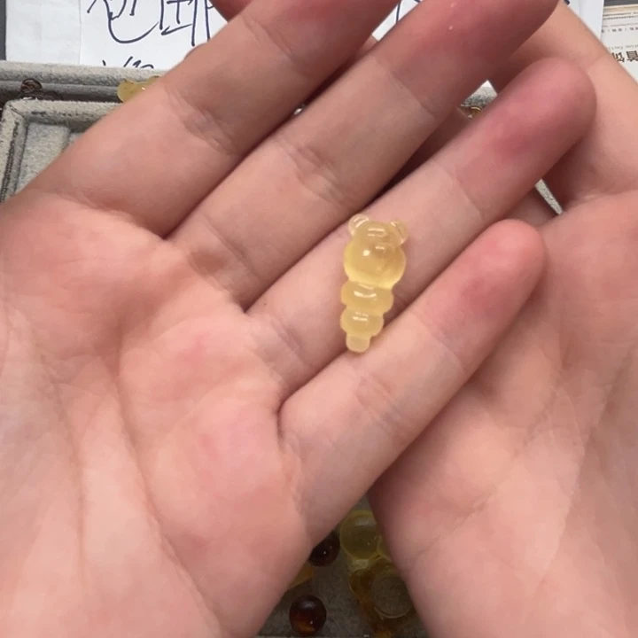 裸石琥珀未镶嵌阿**巴天然蜜蜡配件