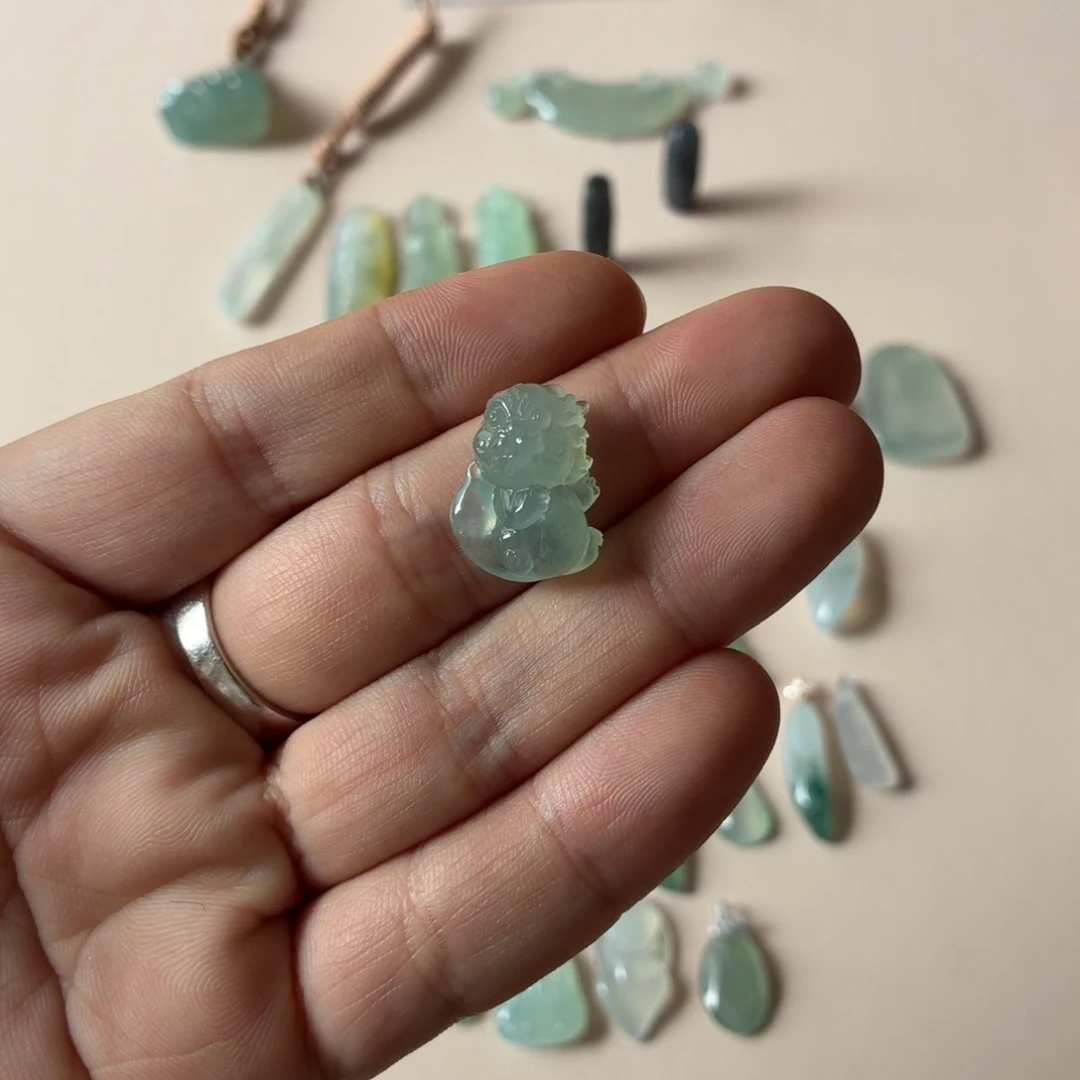 定制翡翠未镶嵌天然缅甸翡翠A货