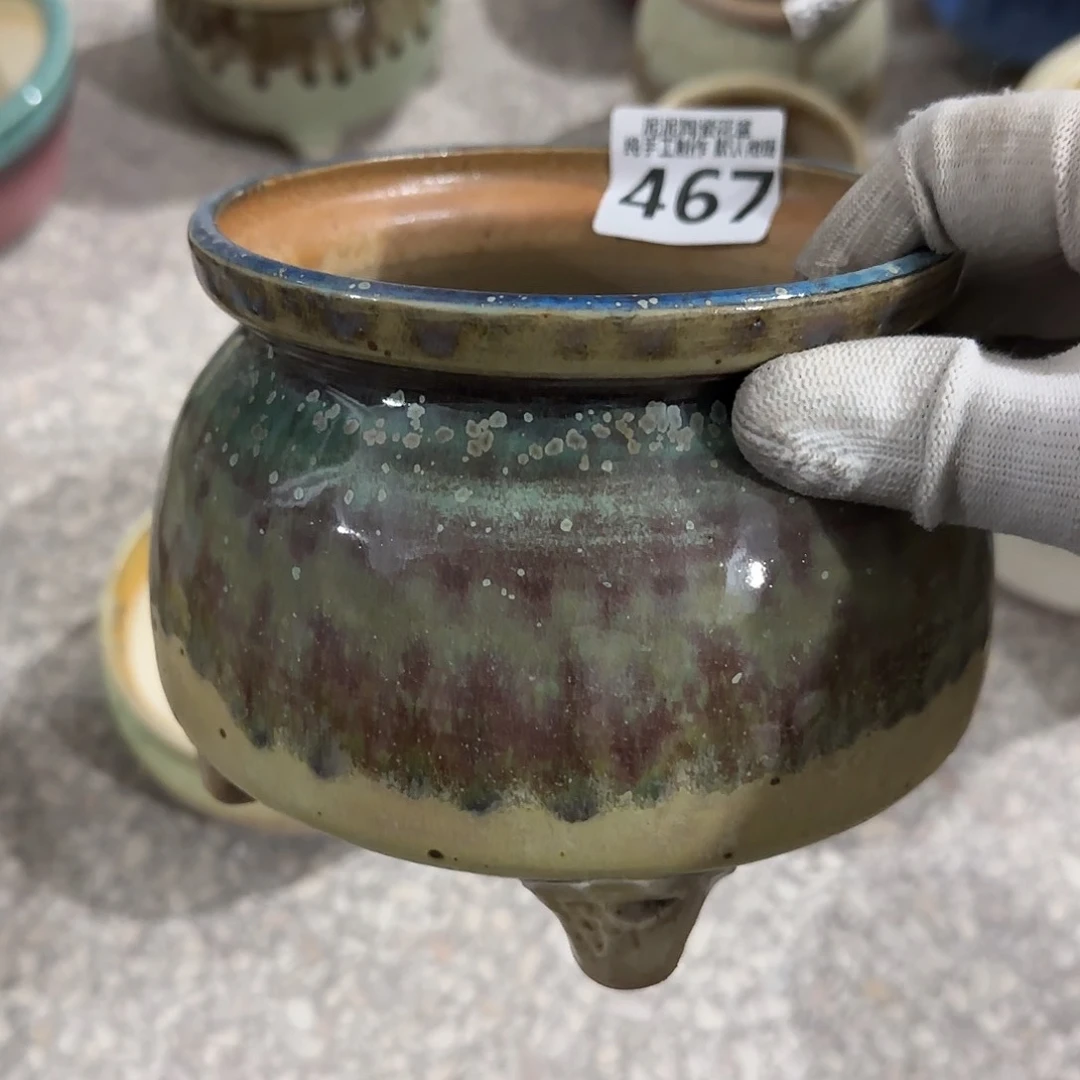 瓷片景德镇手工花盆默认次品