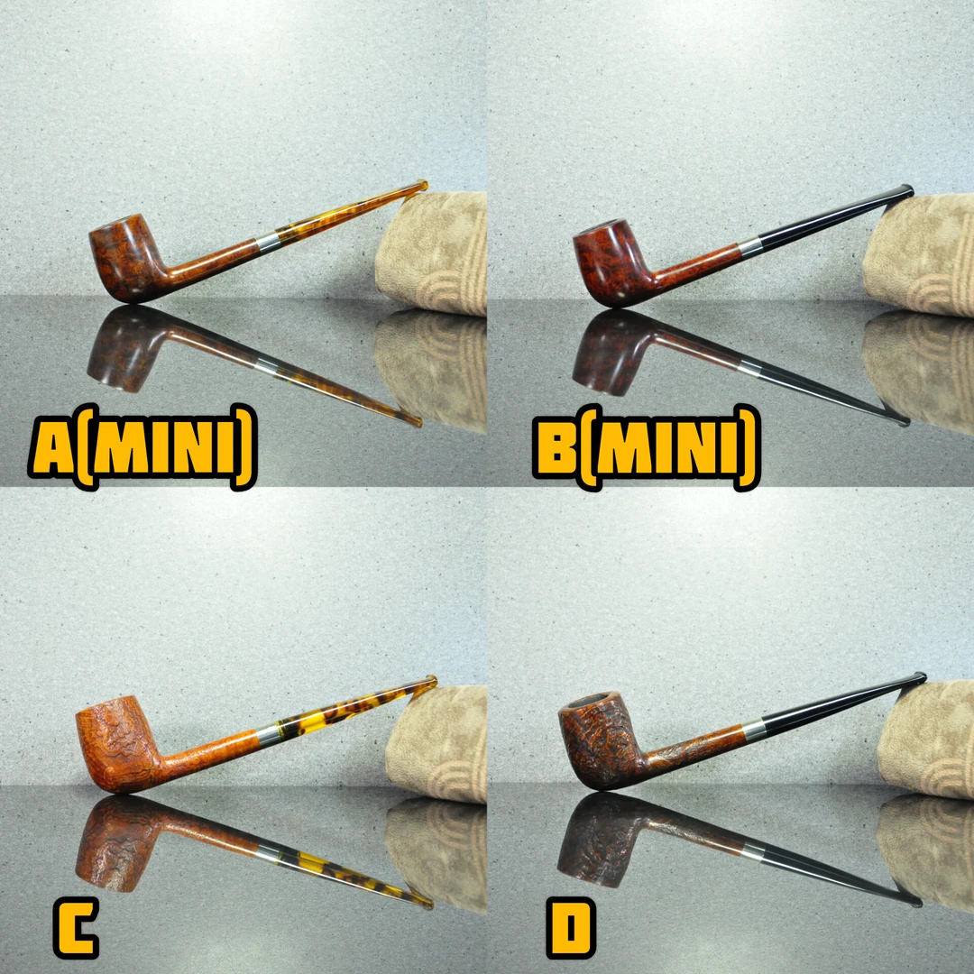 NUTTENS烟斗法国布鲁诺诺顿石楠根木长杆光面喷砂自由式包邮