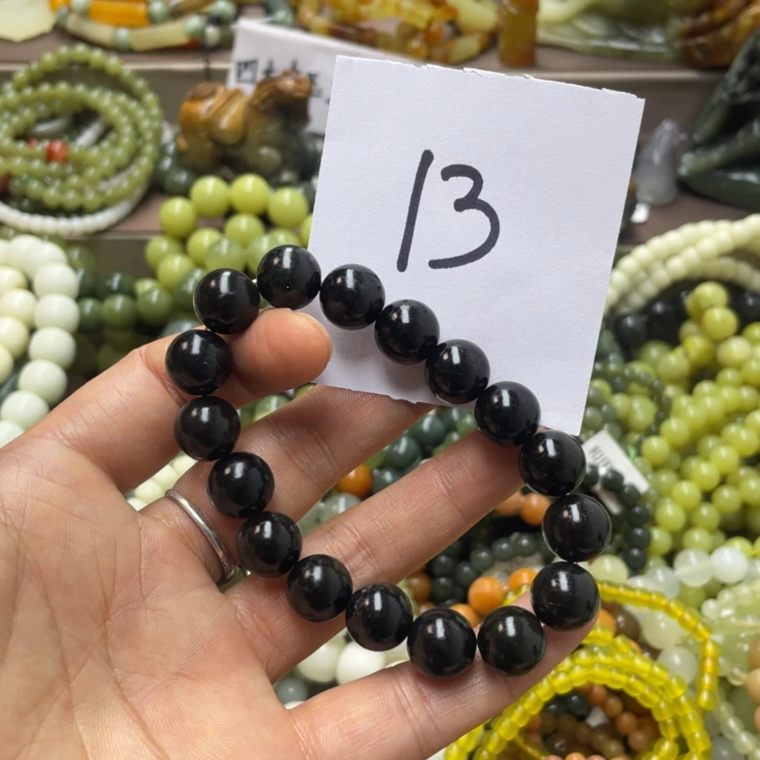 未镶嵌蛇纹石玉手链