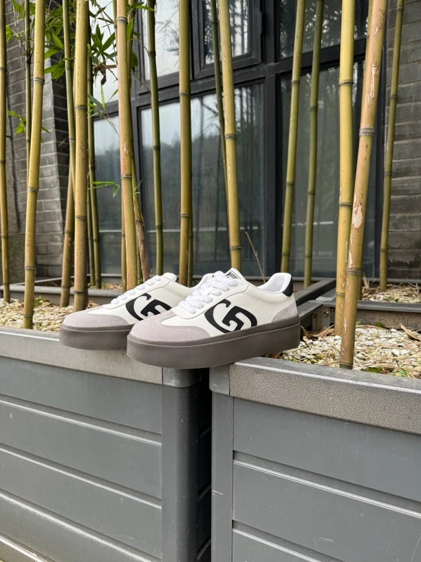 DEEP BREATH深呼吸新款德训百搭撞色厚底板鞋