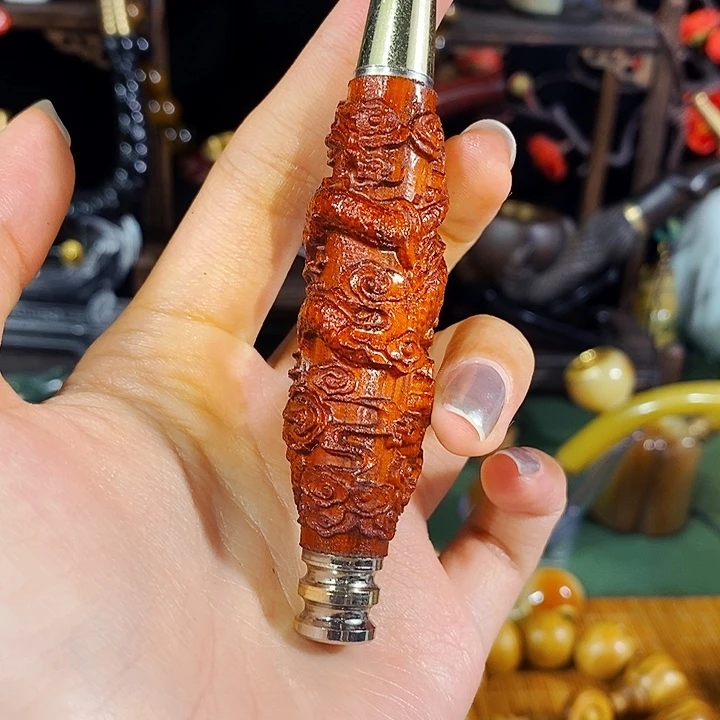 高端定制金丝楠烟嘴