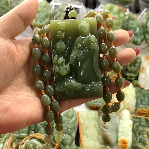 @***子和田玉未镶嵌挂件