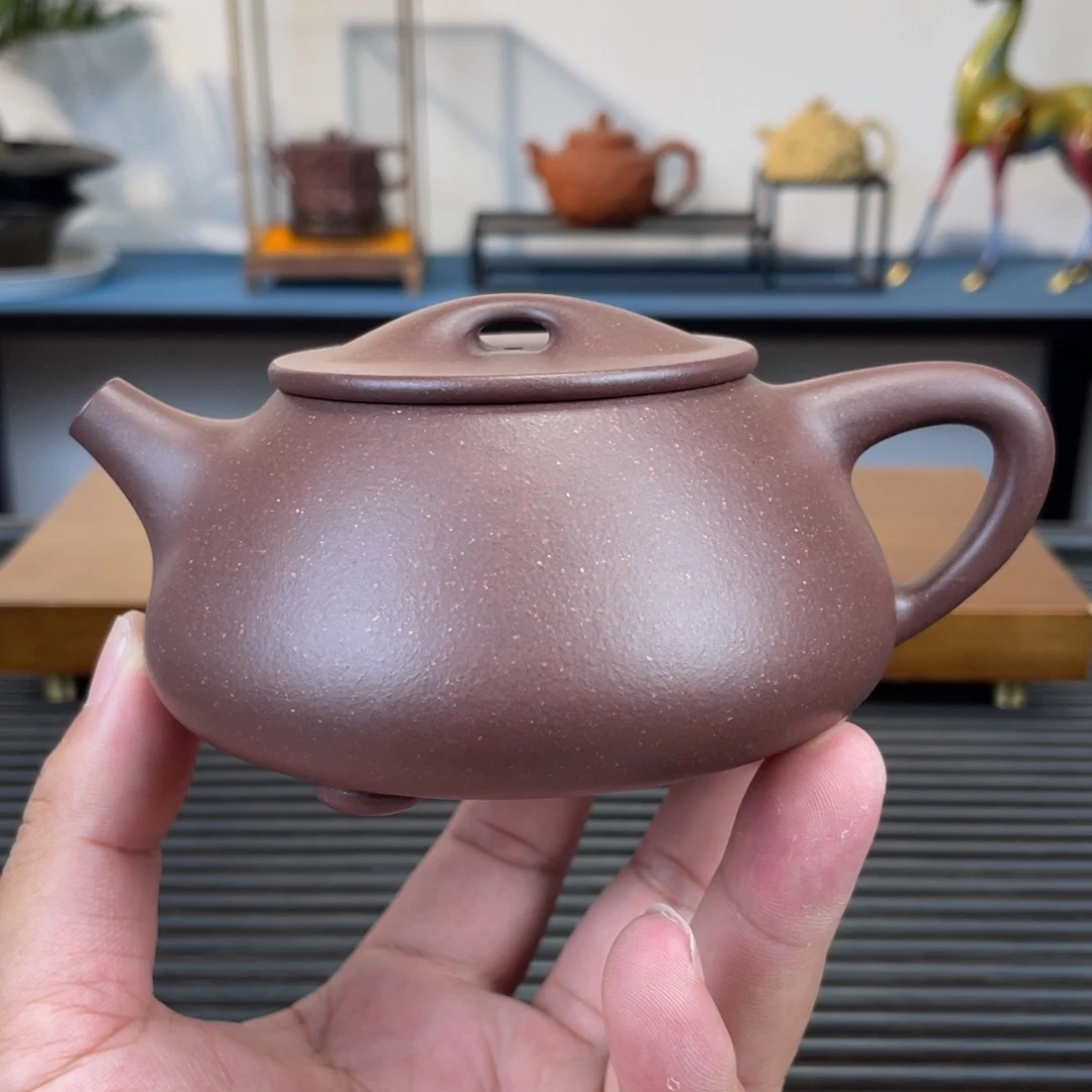 茶壶紫砂底槽青景舟石瓢230cc