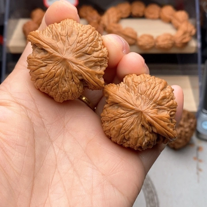 核桃把件磨盘核桃