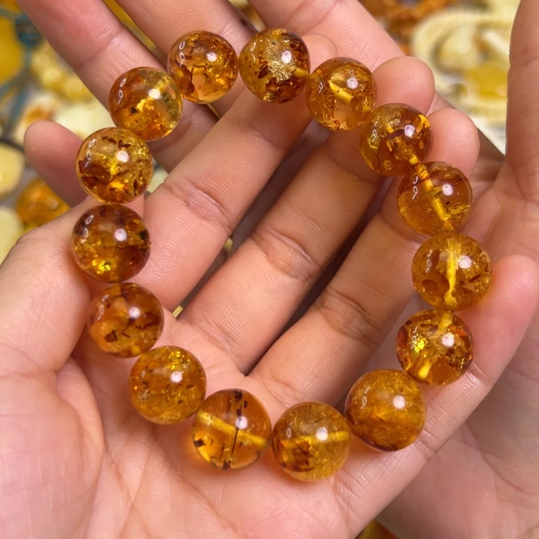 未镶嵌蜜蜡裸石琥珀