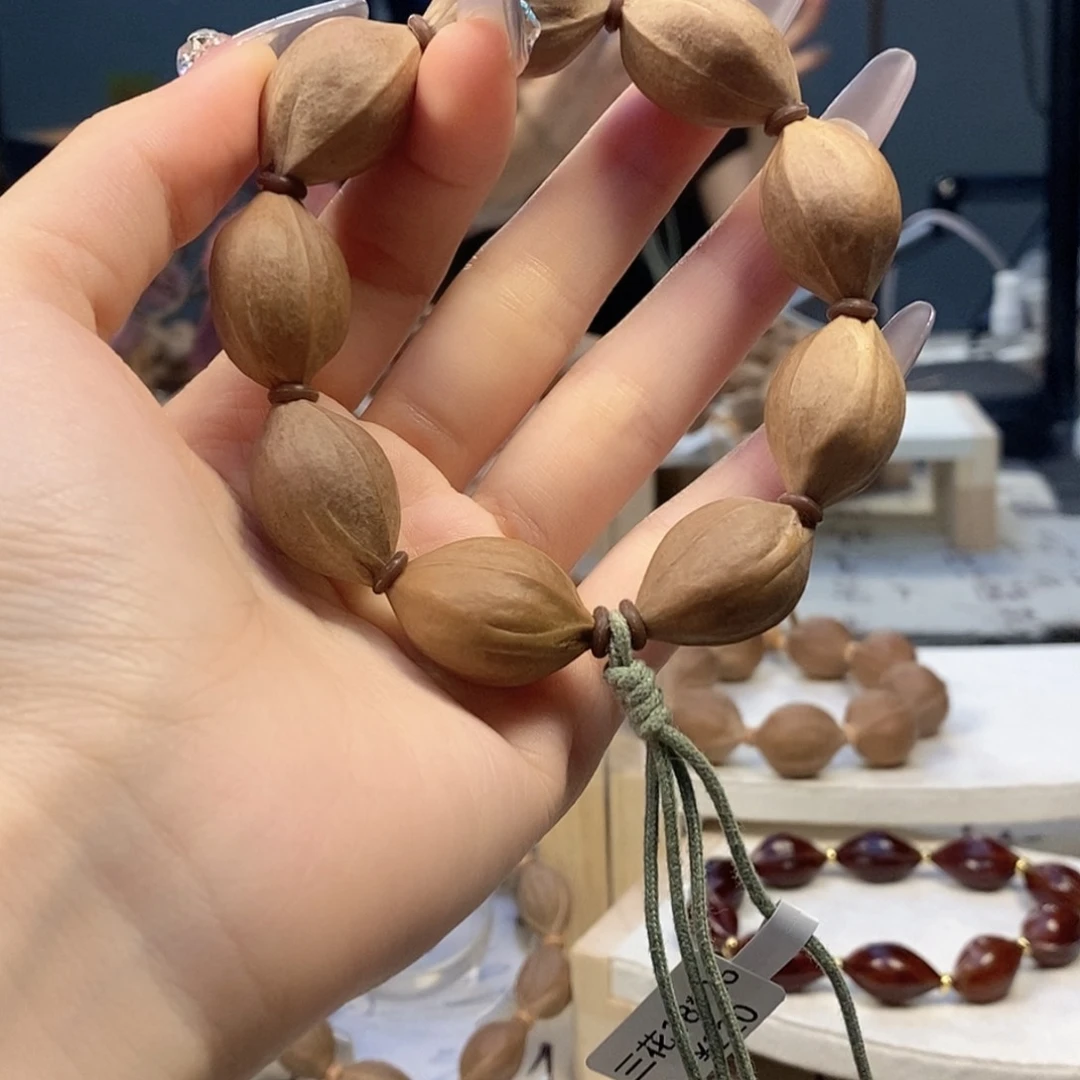 一***.橄榄核手串梅林精品铁核原生态18*26