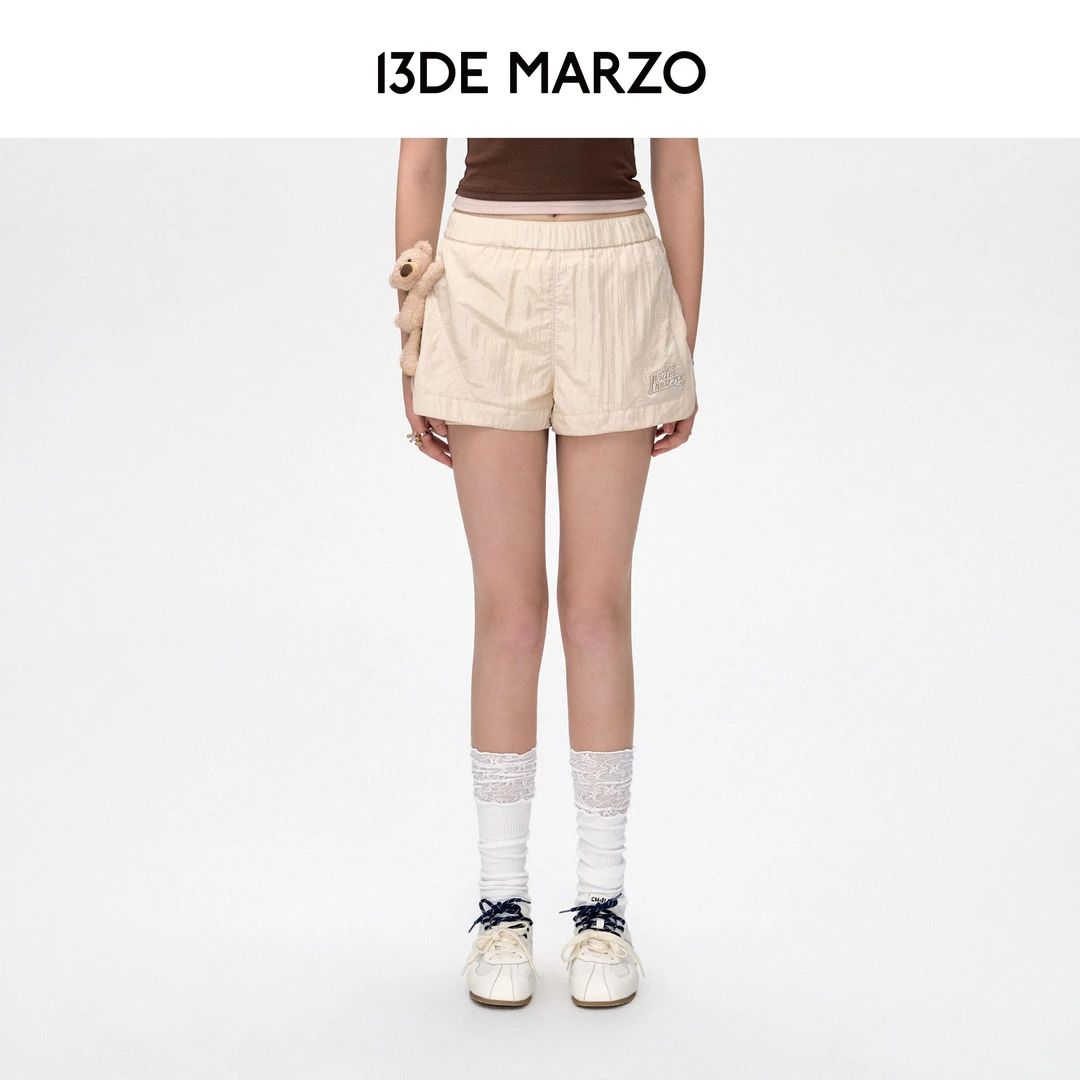 13DE MARZO女士 25春夏新款轻薄训练短裤简约时尚百搭运动休闲裤