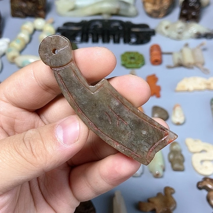 和田玉未镶嵌颈饰104