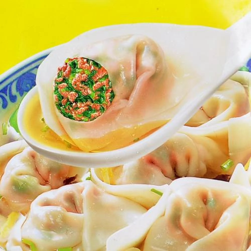 生鲜水饺3盒 馄饨2盒混（牛肉馄饨 蒜苗肉馄饨 老边酸菜水饺 韭菜鸡蛋 猪肉大葱水饺 ）