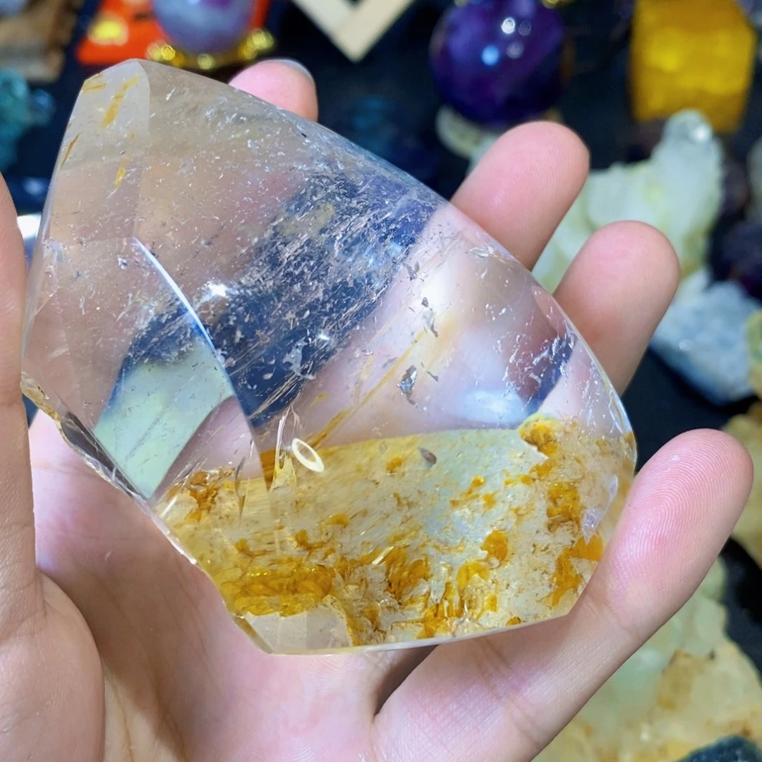 水晶天然巴西白水晶随形未镶嵌h****i