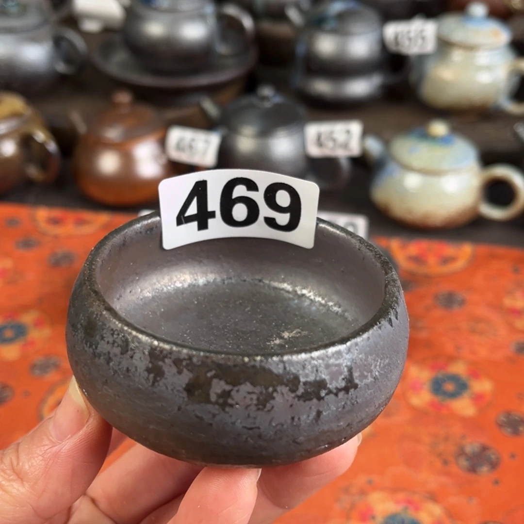 柴烧茶器主人杯杯柴烧